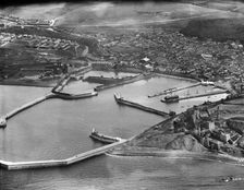 Harbour and environs, Whitehaven, Cumbria, 1933. Artist: Aerofilms