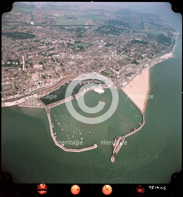 Harbour and town, Ramsgate, Kent, 1969. Creator: Aerofilms.