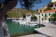 Harbour, Assos, Kefalonia, Greece. Creator: Peter Thompson