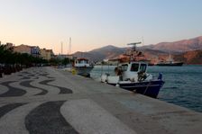 Harbour, Argostoli, Kefalonia, Greece. Creator: Peter Thompson