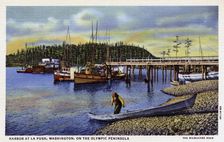 Harbour at La Push, Olympic Peninsula, Washington, USA, 1940