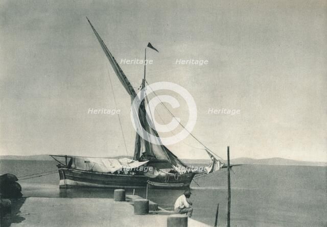 Harbour, Ischia, Italy, 1927. Artist: Eugen Poppel.