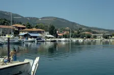Harbour, Ligia, Lefkas, Greece