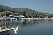 Harbour, Ligia, Lefkas, Greece