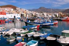Harbour, Los Cristianos, Tenerife, Canary Islands, 2007. Creator: Peter Thompson
