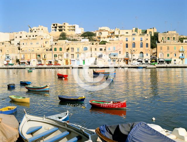 Harbour, Marsascala, Malta. Creator: Peter Thompson.