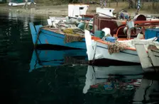 Harbour, Meganisi, near Levkas, Greece