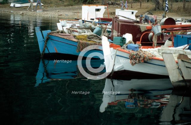 Harbour, Meganisi, near Levkas, Greece.