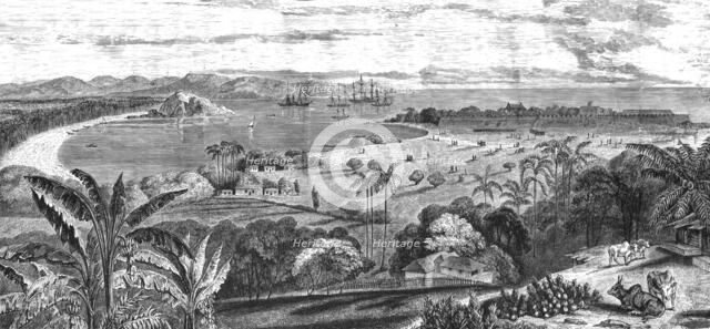 'Harbour of the Point de Galle; Four Months in Ceylon', 1875. Creator: Unknown.