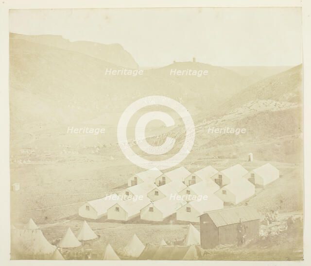 Harbour of Balaklava, 1855. Creator: James Robertson.