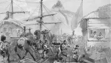 Harbour of Balaklava. The Landing Place c1850s. Creator: Unknown