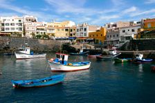 Harbour of Los Abrigos, Tenerife, Canary Islands, 2007. Creator: Peter Thompson