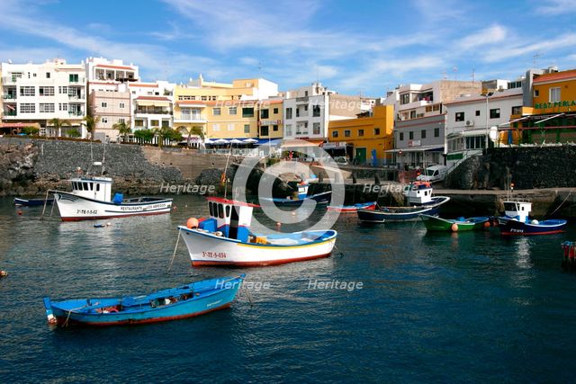 Harbour of Los Abrigos, Tenerife, Canary Islands, 2007. Creator: Peter Thompson.