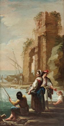Harbour Scene, 1784. Creator: Mariano Salvador de Maella