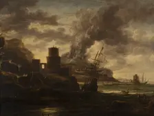 Harbour Scene. Creator: School of Salvator Rosa