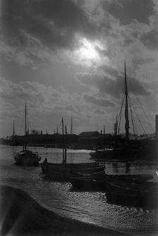 Harbour scene, Landskrona, Sweden, 1925