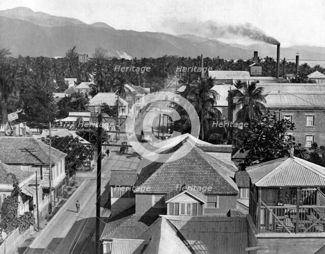 Harbour Street (east), Kingston, Jamaica, c1905.Artist: Adolphe Duperly & Son