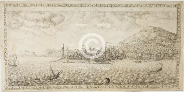 Harbor of Naples, n.d. Creator: Unknown.
