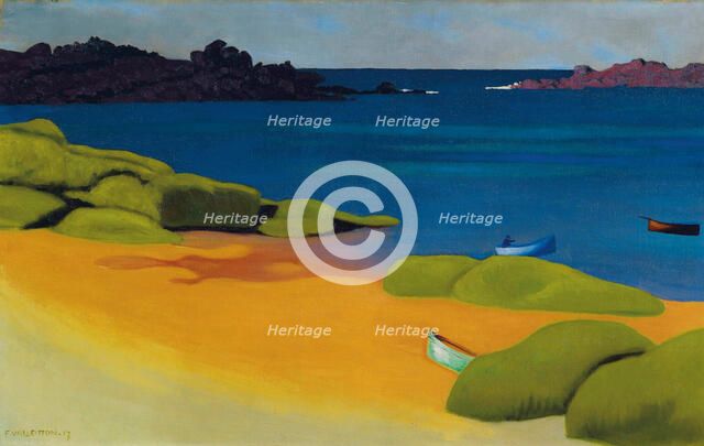 Harbor at Trégastel, 1917.