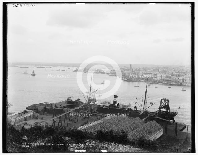 Harbor from Cabanas, Havana, Cuba, c1900. Creator: Unknown.