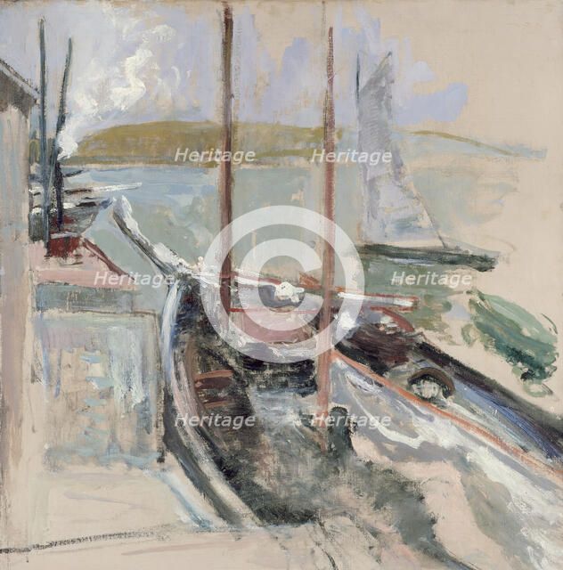 Harbor Scene, c1900. Creator: John Henry Twachtman.