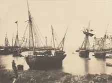 Harbor Scene, ca. 1855. Creator: Attributed to Thomas Sutton