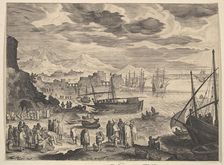 Harbor Scene. Creator: Aegidius Sadeler II