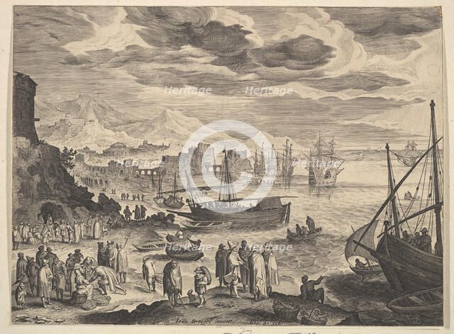 Harbor Scene. Creator: Aegidius Sadeler II.