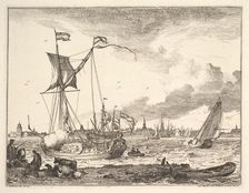 Harbor Scene. Creator: Ludolf Backhuysen I