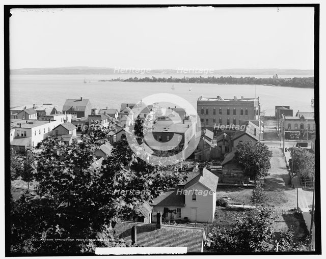 Harbor Springs and point, Harbor Springs, Mich., between 1901 and 1906. Creator: Unknown.