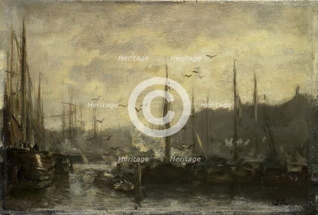 Harbor View, c.1887. Creator: Jacob Henricus Maris.