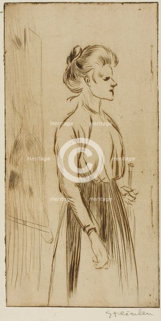Hard Woman, 1898. Creator: Theophile Alexandre Steinlen.