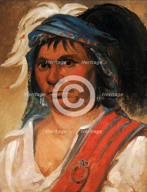 Hard Hickory, an Amiable Man, 1831. Creator: George Catlin.