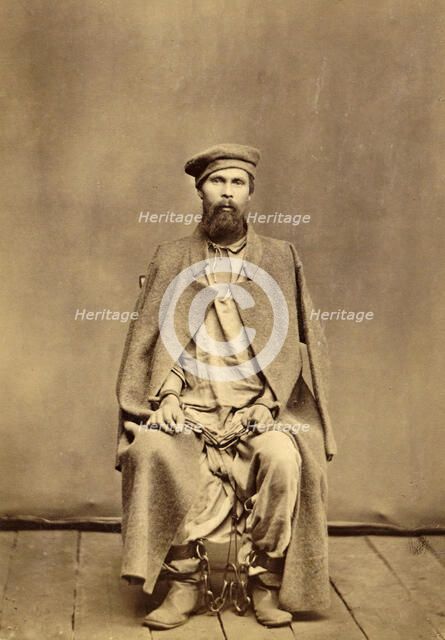 Hard Labor Convict Sentenced to Death, 1891. Creator: Aleksei Kuznetsov.