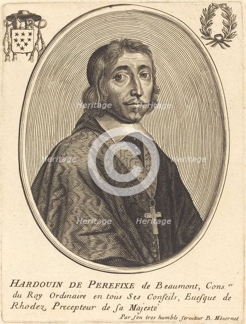 Hardouin de Beaumont de Perefixe. Creator: Balthasar Moncornet.