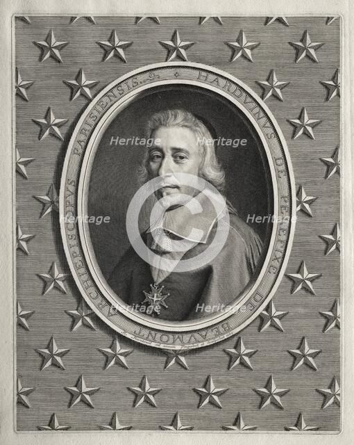 Hardouin de Péréfixe de Beaumont, 1665. Creator: Robert Nanteuil (French, 1623-1678).