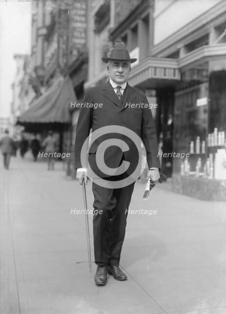 Harding, Warren Gamaliel, Senator from Ohio, 1915-1921, President of The U.S., 1921-1923, 1917. Creator: Harris & Ewing.