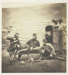 Hardships in the Camp, 1855. Creator: Roger Fenton