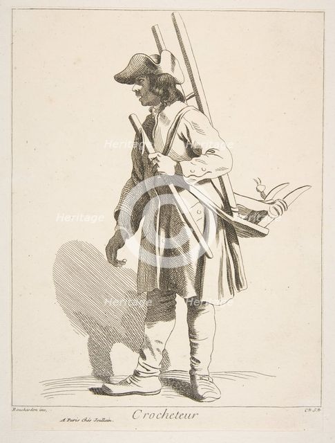 Hardware Peddler, 1746. Creator: Caylus, Anne-Claude-Philippe de.