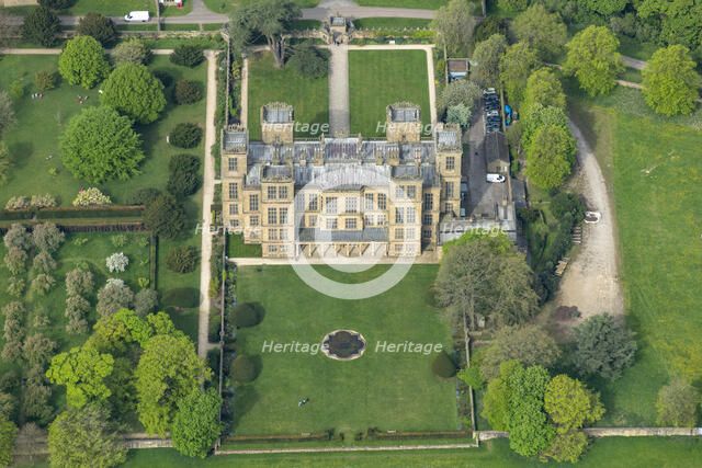 Hardwick Hall, a late 16th century country house, Derbyshire, 2025. Creator: Robyn Andrews.