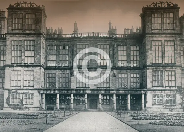 'Hardwick Hall, A Seat of His Grace The Duke of Devonshire', c1907. Artist: Leonard Willoughby.
