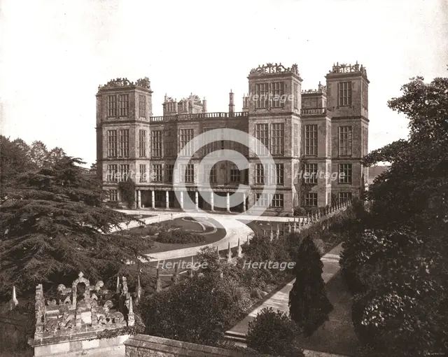 Hardwick Hall, Derbyshire, 1894. Creator: Unknown.