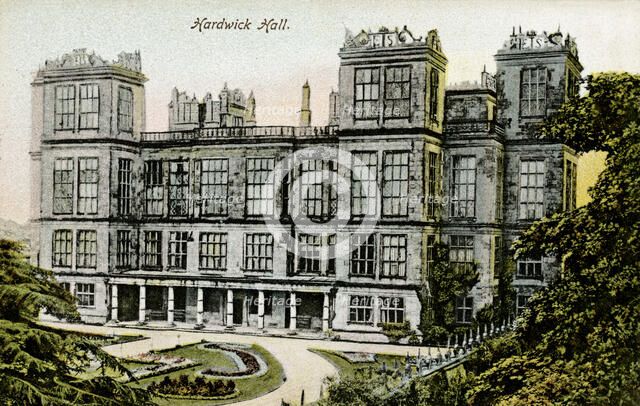 Hardwick Hall, Derbyshire, c1904. Artist: Unknown