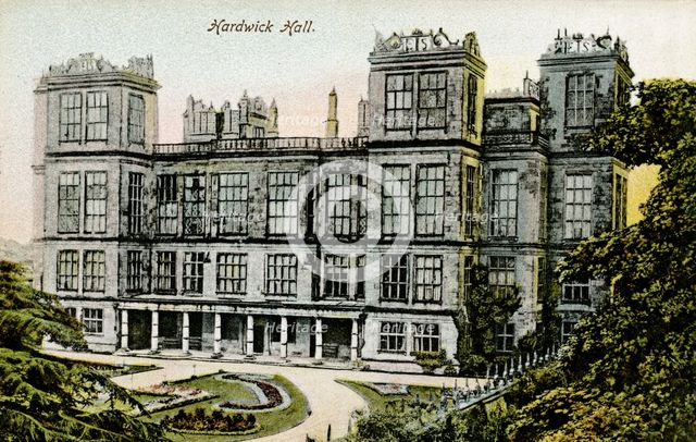 Hardwick Hall, Derbyshire, c1904. Creator: Unknown.
