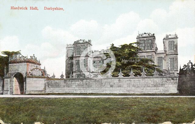 Hardwick Hall, Derbyshire, c1911. Artist: Unknown