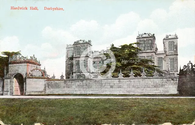 Hardwick Hall, Derbyshire, c1911. Creator: Unknown.