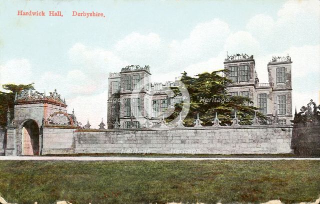 Hardwick Hall, Derbyshire, c1911. Creator: Unknown.