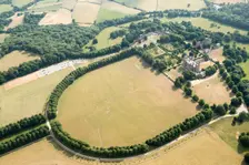 Hardwick Hall, Hardwick Old Hall and surrounding landscape park, Derbyshire, 2018. Creator: Historic England