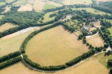Hardwick Hall, Hardwick Old Hall and surrounding landscape park, Derbyshire, 2018. Creator: Historic England