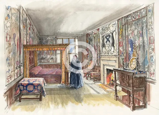 Hardwick Old Hall, 1601, (c2000-2010).  Creator: Liam Wales.